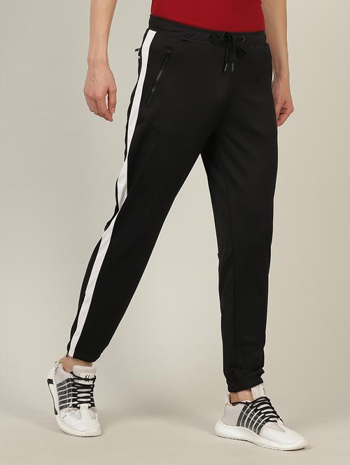 mid rise side taped full length track pant - 18620549 - Very Small Image - 1