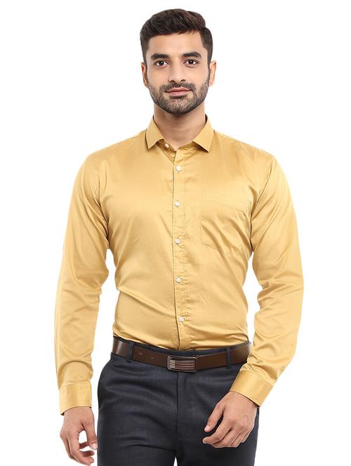 mens solids formal shirt - 18620717 - Very Small Image - 1