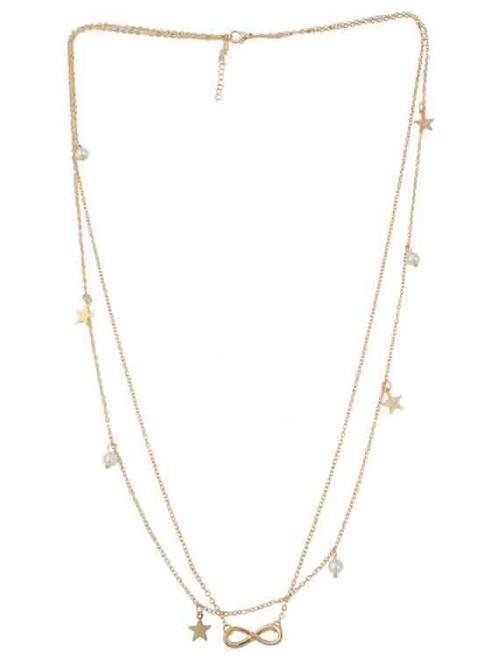 gold plated infinity layered belly chain - 18621125 - Very Small Image - 1