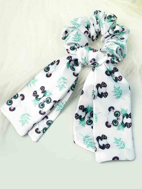 long tail printed scrunchie - 18621292 - Very Small Image - 1