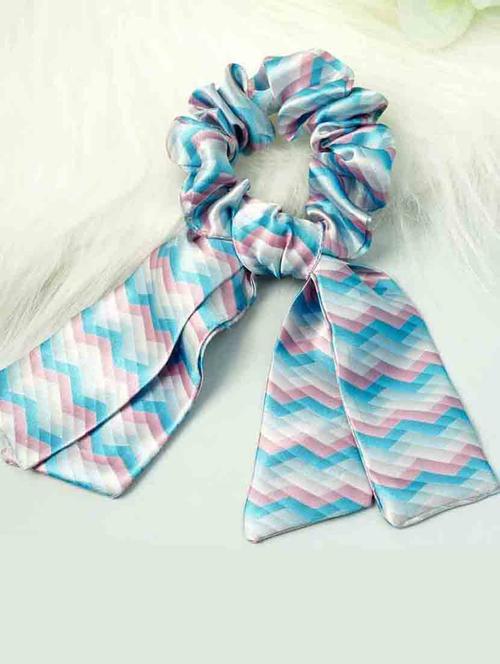 long tail printed scrunchie - 18621301 - Very Small Image - 1
