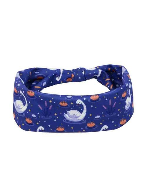 blue printed hairband - 18621447 - Very Small Image - 1