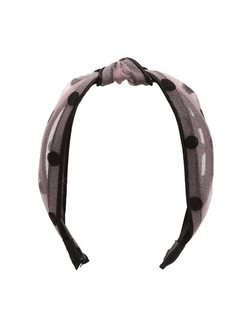 purple printed hairband - 18621794 - Very Small Image - 1
