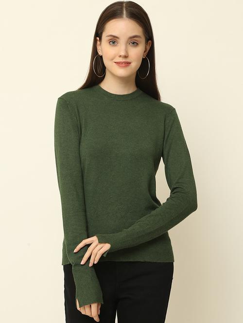 round neck solid regular sweatshirt - 18622303 - Very Small Image - 1