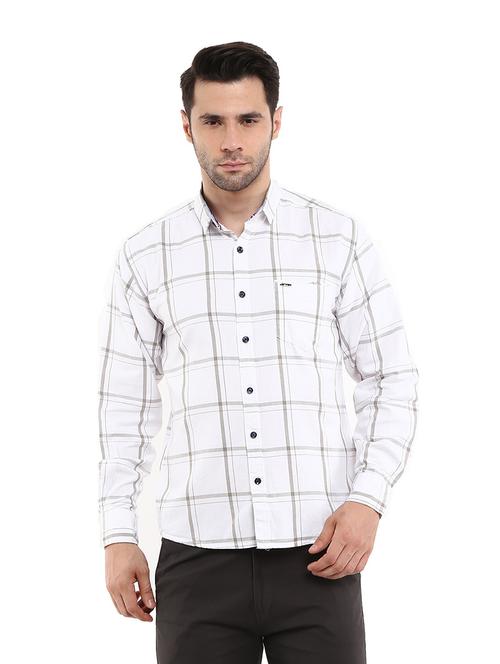 mens checks casual shirt - 18622655 - Very Small Image - 1