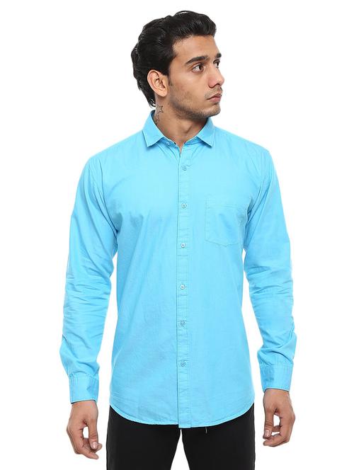 mens solid casual shirt - 18622669 - Very Small Image - 1