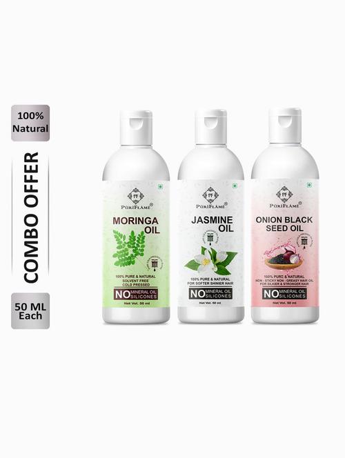 pack of 3 puri flame hair oil - 18622749 - Very Small Image - 1