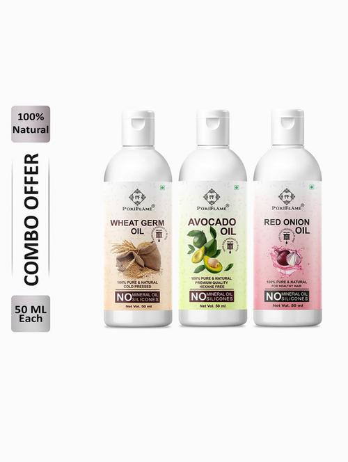 pack of 3 puri flame hair oil - 18622834 - Very Small Image - 1