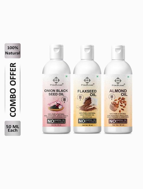 pack of 3 puri flame hair oil - 18622901 - Very Small Image - 1
