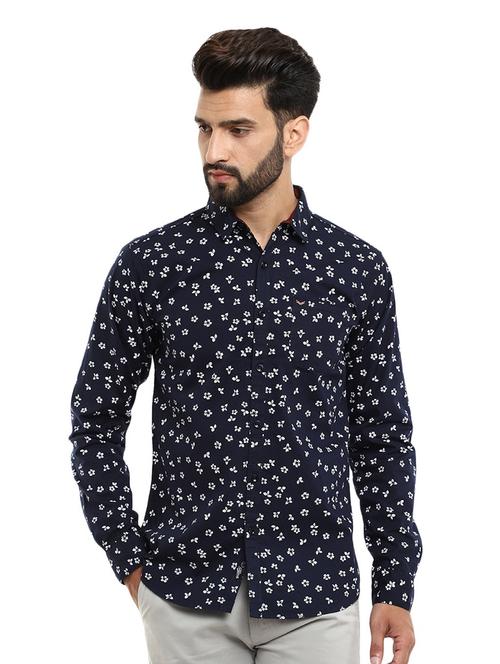 mens florals casual shirt - 18623290 - Very Small Image - 1