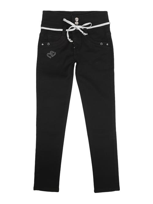 girls solid slim fit jeans - 18623467 - Very Small Image - 1