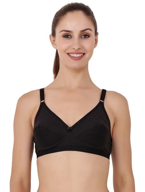 black non padded regular bra - 18623743 - Very Small Image - 1