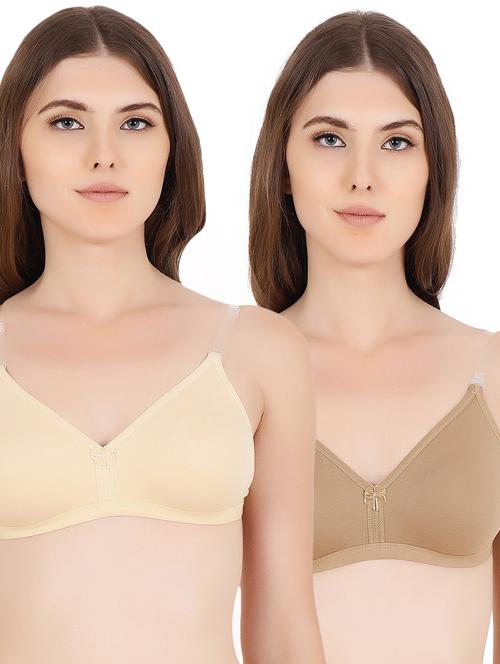pack of 2 non padded regular bra - 18623765 - Very Small Image - 1