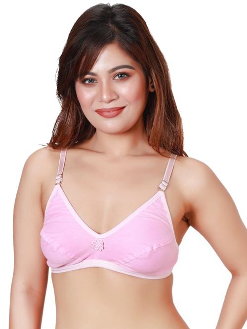 solid non padded regular bra - 18624516 - Very Small Image - 1