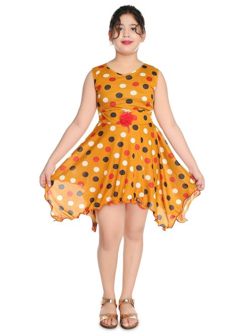 girls printed frock - 18624955 - Very Small Image - 1