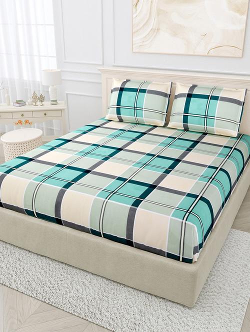 elegant life king size bedsheet with 2 pillow covers - 18627594 - Very Small Image - 1