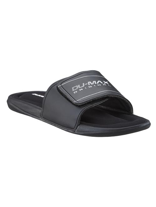 black pvc slip on flip flops - 18627707 - Very Small Image - 1