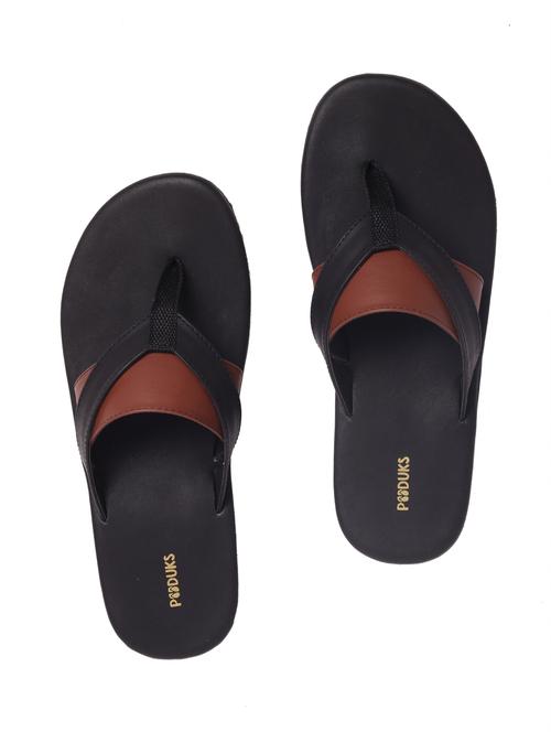 mens black slip on sandal - 18627809 - Very Small Image - 1
