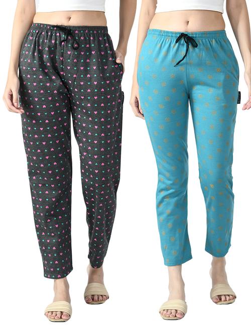 multi colored fleece bottom wear - 18629642 - Very Small Image - 1