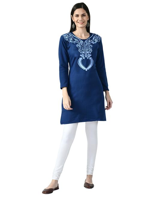 printed straight kurti - 18629651 - Very Small Image - 1