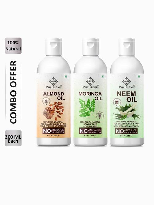 almondoil200ml&moringaoil200ml&neemoil200mlcombo,(packof3) - 18631555 - Very Small Image - 1