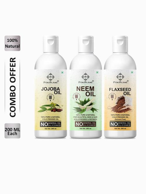 jojobaoil200ml&neemoil200ml&flaxseedoil200mlcombo,(packof3) - 18631637 - Very Small Image - 1