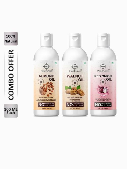 almondoil100ml&walnutoil100ml&redonionoil100mlcombo,(packof3) - 18631659 - Very Small Image - 1