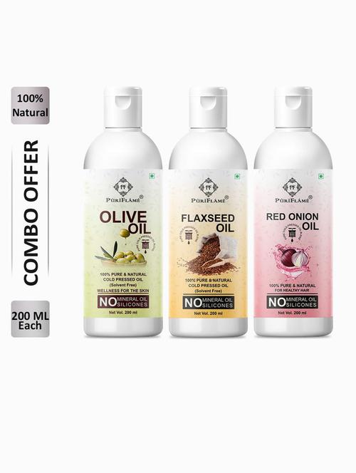 oliveoil200ml&flaxseedoil200ml&redonionoil200mlcombo,(packof3) - 18631738 - Very Small Image - 1