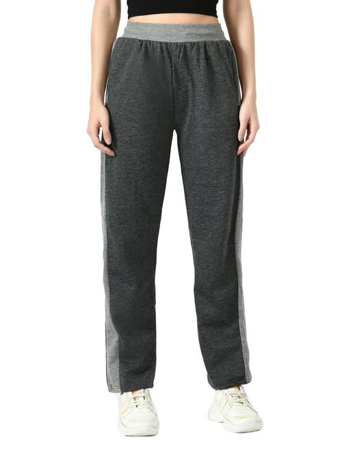 black fleece track pant - 18632823 - Very Small Image - 1