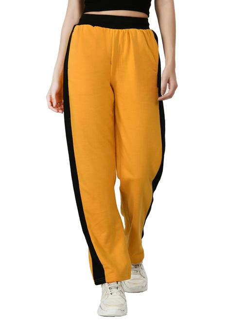 yellow fleece track pant - 18632824 - Very Small Image - 1