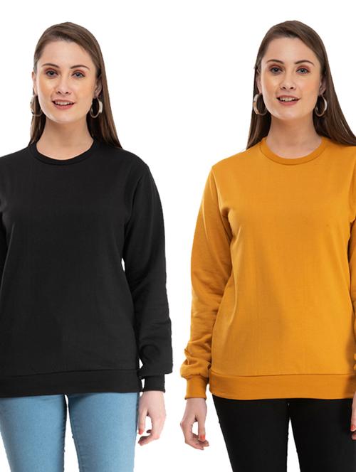 women's printed sweatshirt combo - 18632842 - Very Small Image - 1