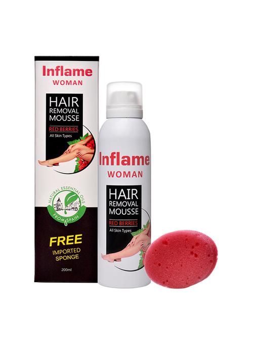 inflame woman hair removal mousse - 200ml - 18633508 - Very Small Image - 1