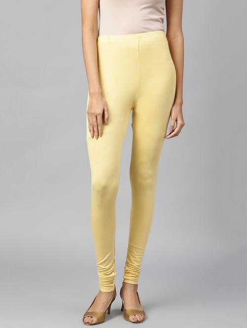 yellow solid churidar - 18633865 - Very Small Image - 1