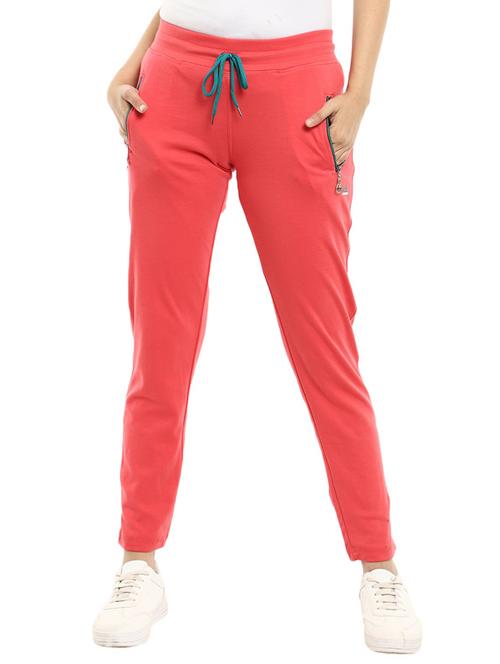 drawstring waist solid track pant - 18633978 - Very Small Image - 1