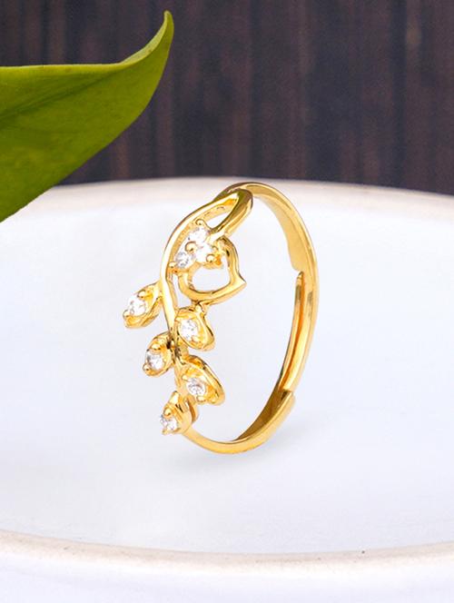 gold metal finger ring - 18636175 - Very Small Image - 1