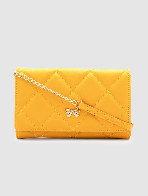 mustard leatherette (pu wallet - 18637214 - Very Small Image - 1