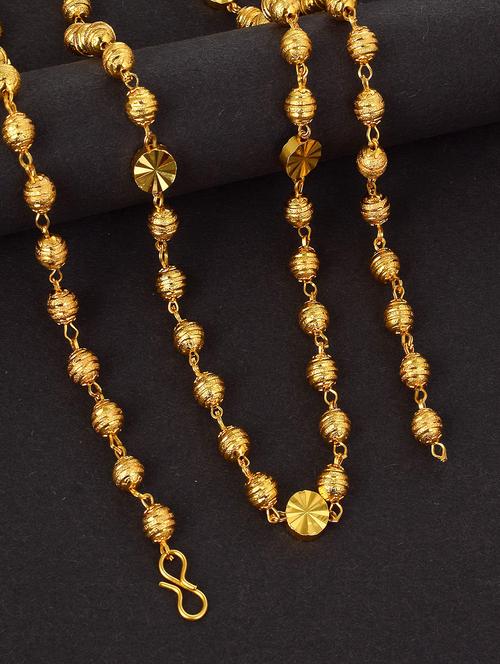 gold plated chain necklace - 18637355 - Very Small Image - 1