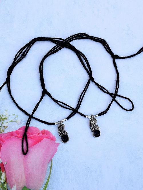 trendy peacock shape charm antique finish anklet dori - 18637448 - Very Small Image - 1