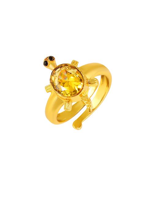 gold brass finger ring - 18637568 - Very Small Image - 1