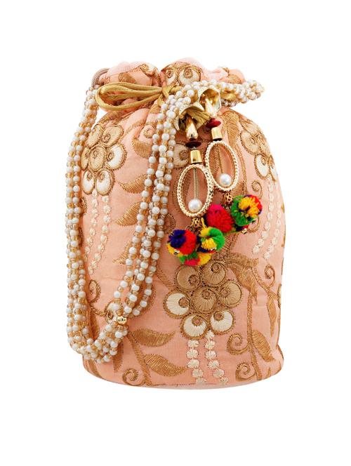 embroidered ethnic potli - 18640412 - Very Small Image - 1