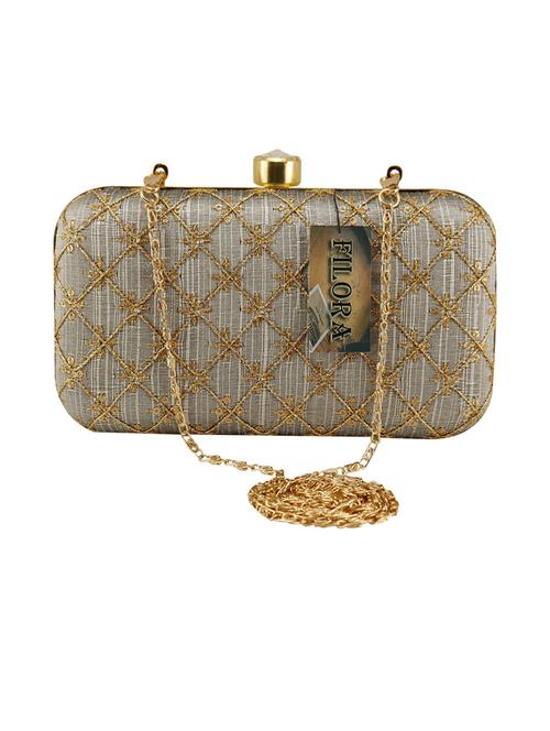 embroidered ethnic clutch - 18640602 - Very Small Image - 1