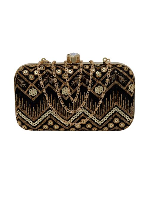 embroidered ethnic clutch - 18640624 - Very Small Image - 1