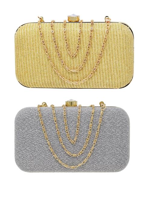 pack of 2 embellished ethnic clutch - 18640671 - Very Small Image - 1