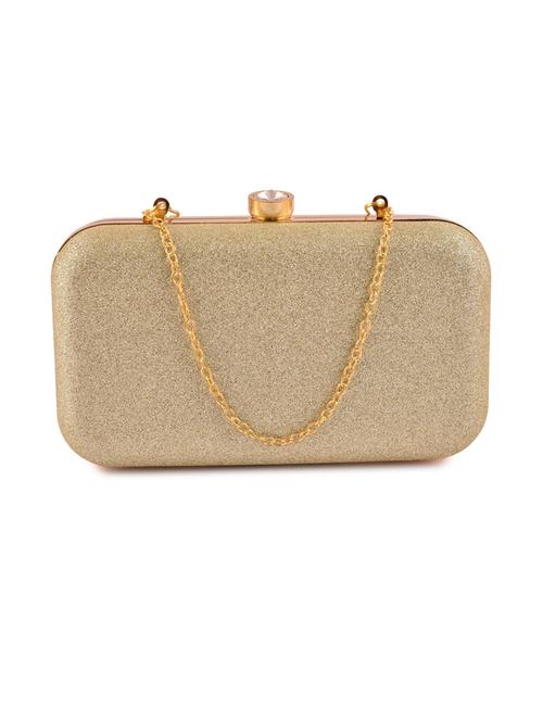 gold fur ethnic clutch - 18640692 - Very Small Image - 1