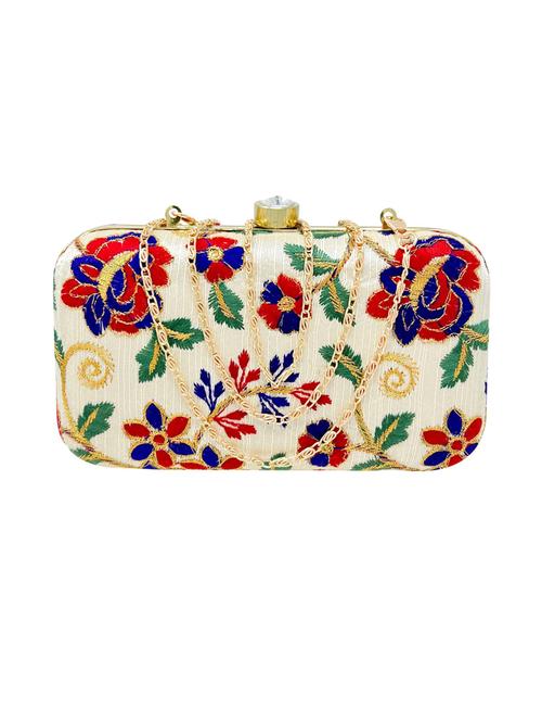 embroidered ethnic clutch - 18640699 - Very Small Image - 1