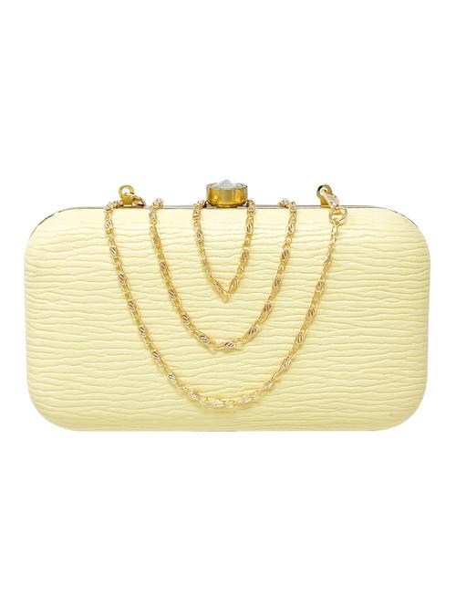 cream silicone ethnic clutch - 18640744 - Very Small Image - 1