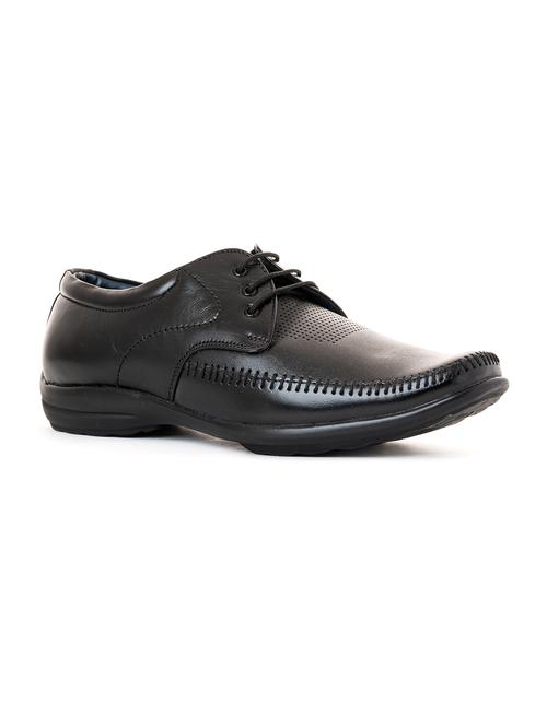 men black leather derby formal shoe - 18640777 - Very Small Image - 1