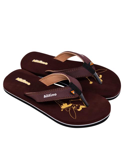 women printed toe separator slippers - 18640881 - Very Small Image - 1