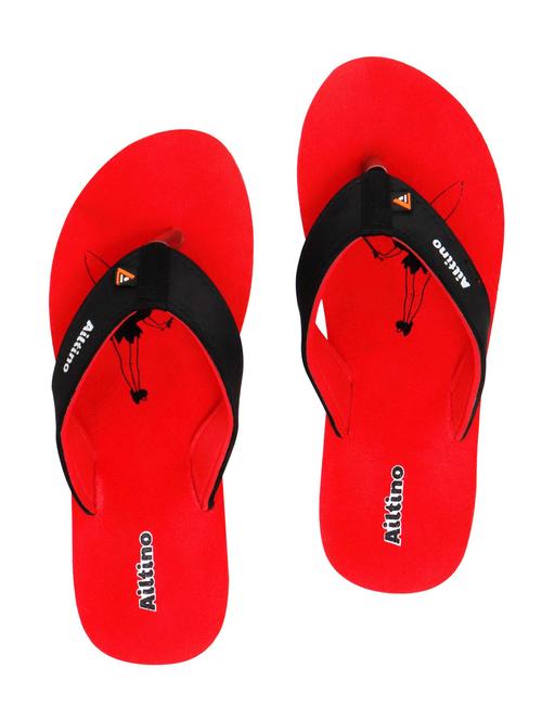 women printed toe separator slippers - 18640917 - Very Small Image - 1