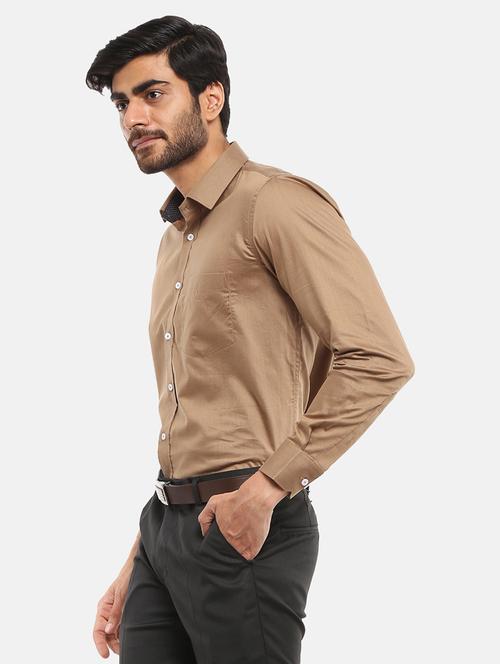 mens solids formal shirt - 18640960 - Very Small Image - 1